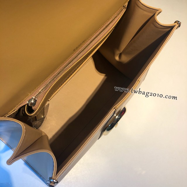 Delvaux頂級原單Brillant box皮雙環象牙白手提女包 德爾沃專櫃經典款Brillant PM包袋 bxs1120